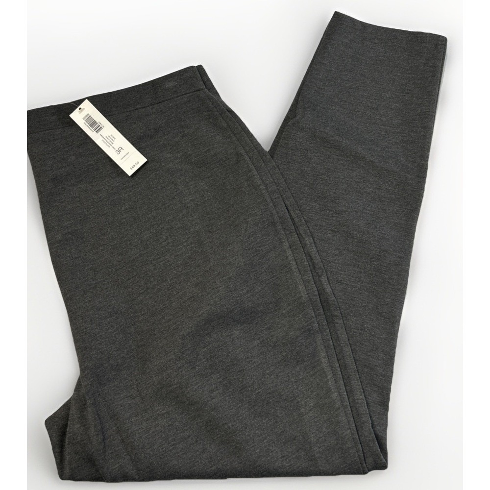 NWT Women's Chicos Ponte Stretch Leggings Heather Gray Pants Pull On 16 (3) $69